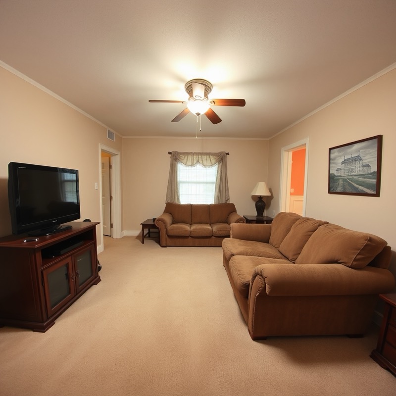 Living room before